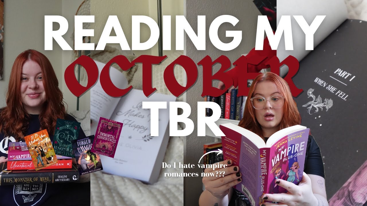 A ✨chaotic✨ reading vlog | reading my tbr, mini book haul & ghost hauntings📖👻