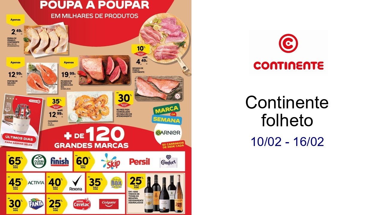 Continente folheto 10/02 - 16/02