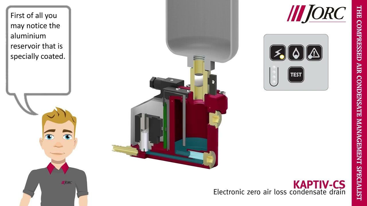 How it Works? JORC Electronic Condensate Drain KAPTIV-CS | Authorized Dealer - PRANAM Engineering