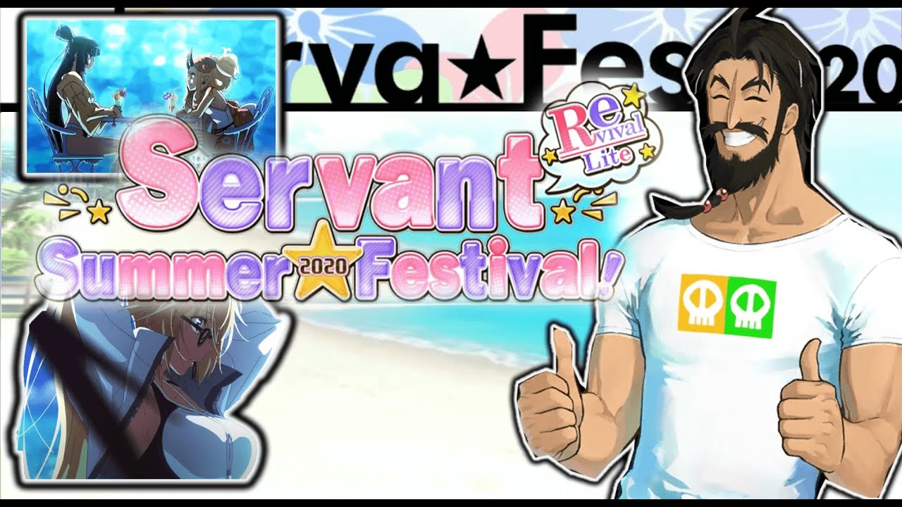 (FATE GRAND ORDER) Servant Summer Festival 2020 - Full Cutscenes  Movie - Part 1