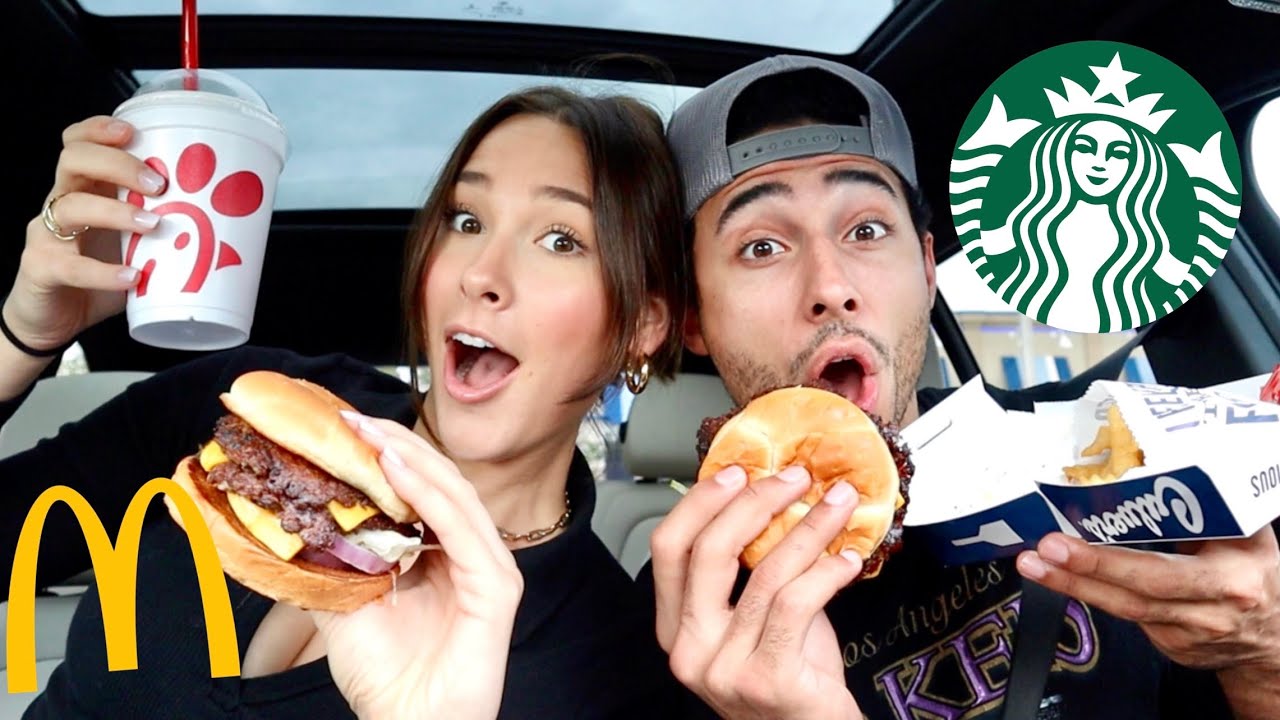 A Stranger Decides What We Eat For 24 HOURS *we got sick*