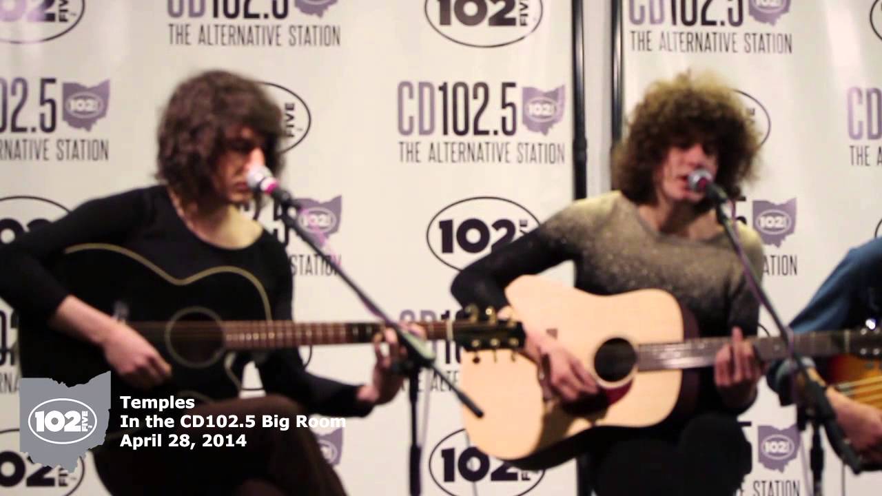 Temples in the CD102.5 Big Room