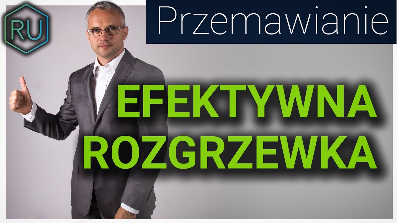 Efektywna rozgrzewka przed wystąpieniem publicznym || Robert Umpirowicz