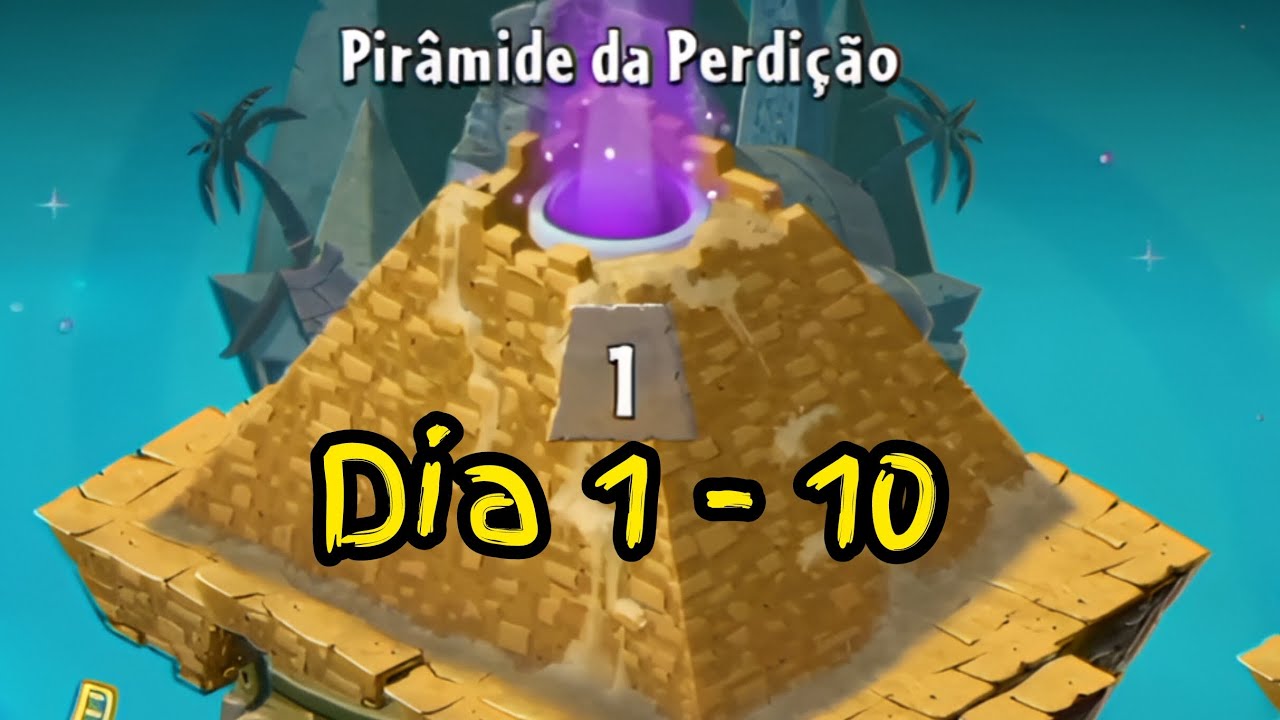 (PvZ2) Egito antigo/Pirâmide da perdição! Dia 1 ao 10!