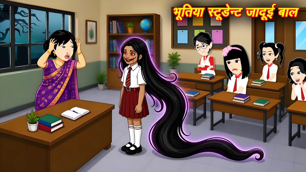Ghost Student | Ghost Cartoon | Chudail Cartoon | Horror Stories | Stories of the Chudail
