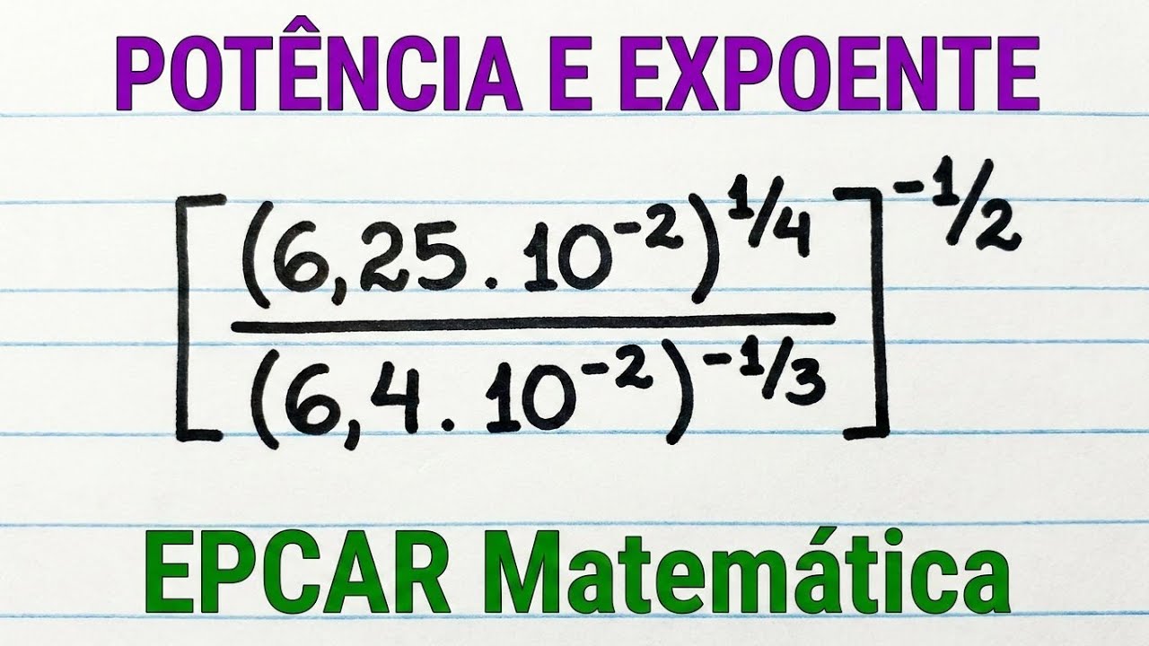 Matemática EPCAR: Propriedades da Potenciação