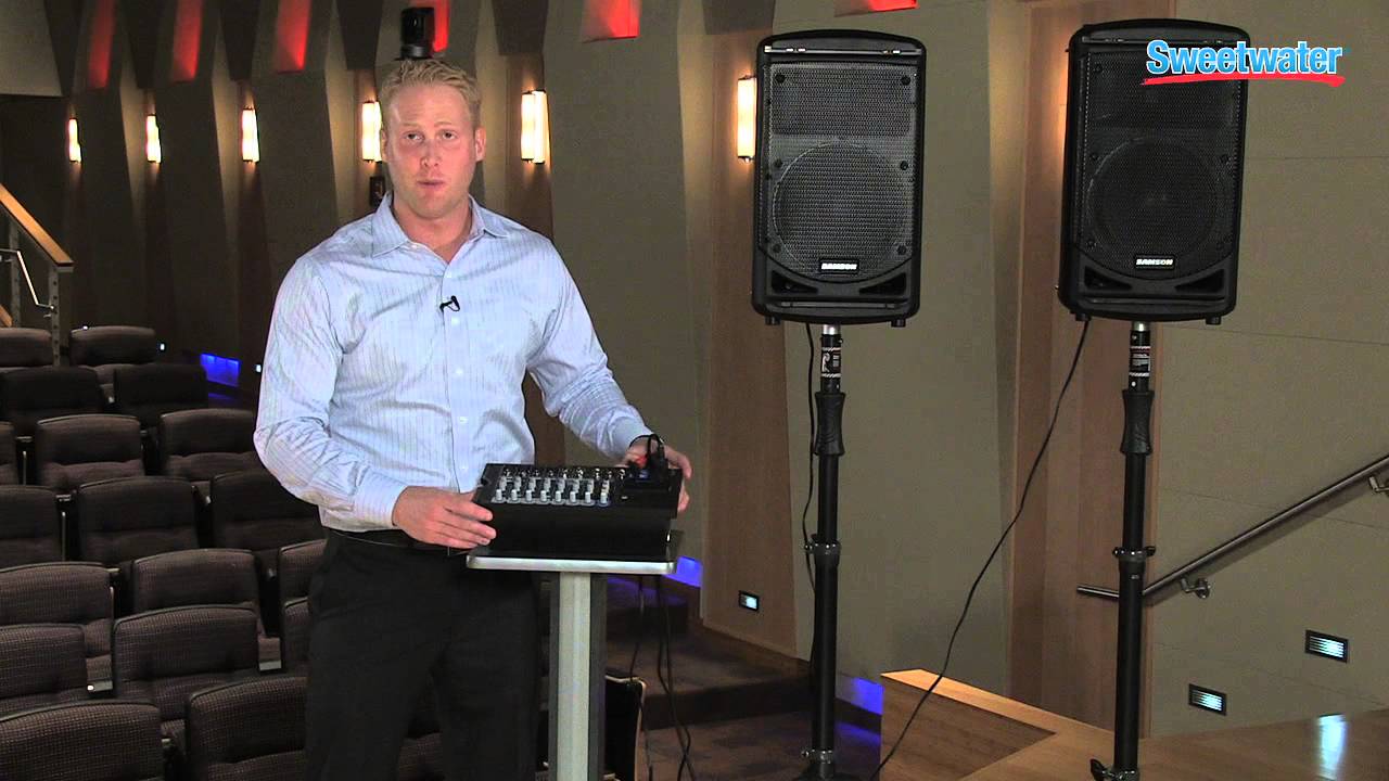 Samson Expedition XP1000 Portable PA Overview - Sweetwater Sound