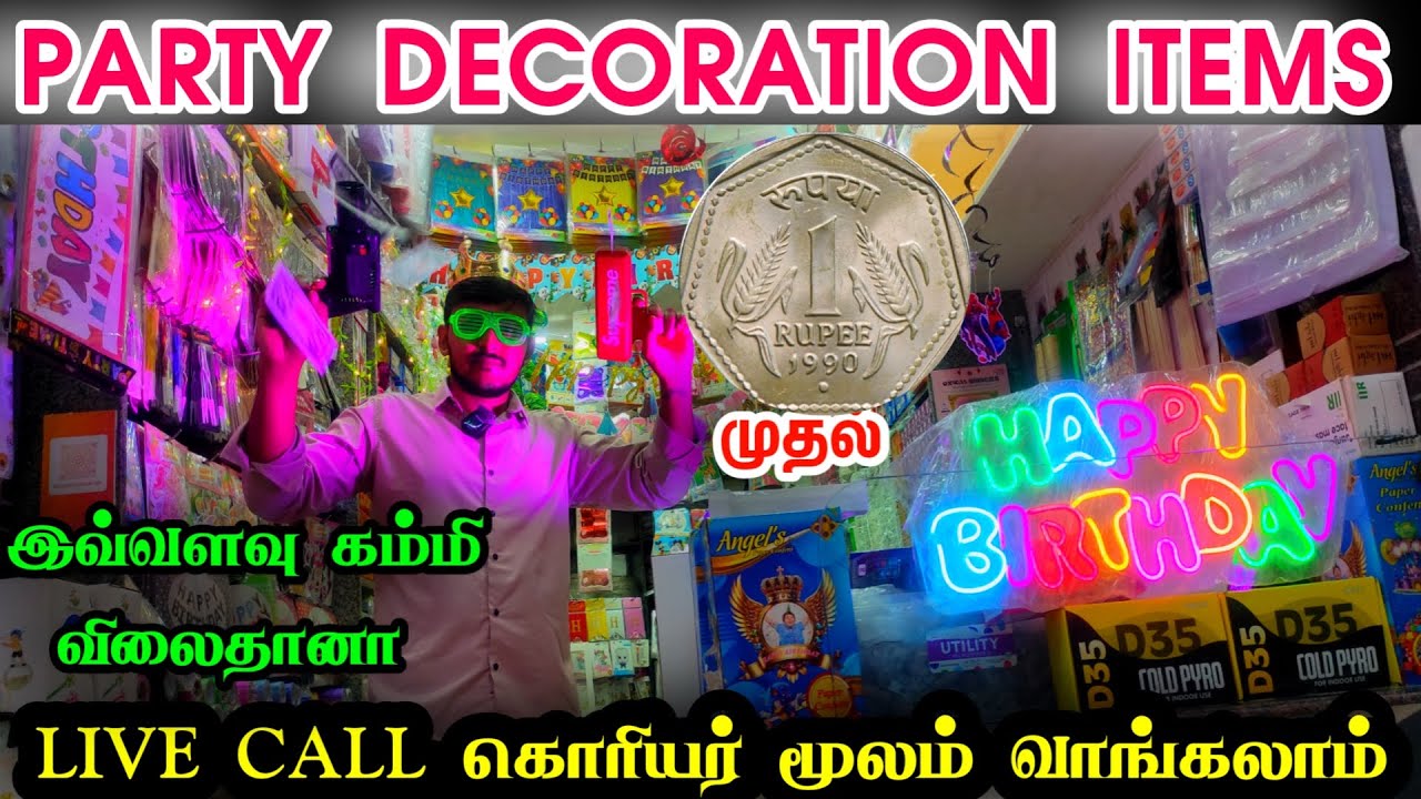 Cheap Best All Party Function Decorative Items One Shop Sowcarpet👌👌 Wholesale Price Decorative Items
