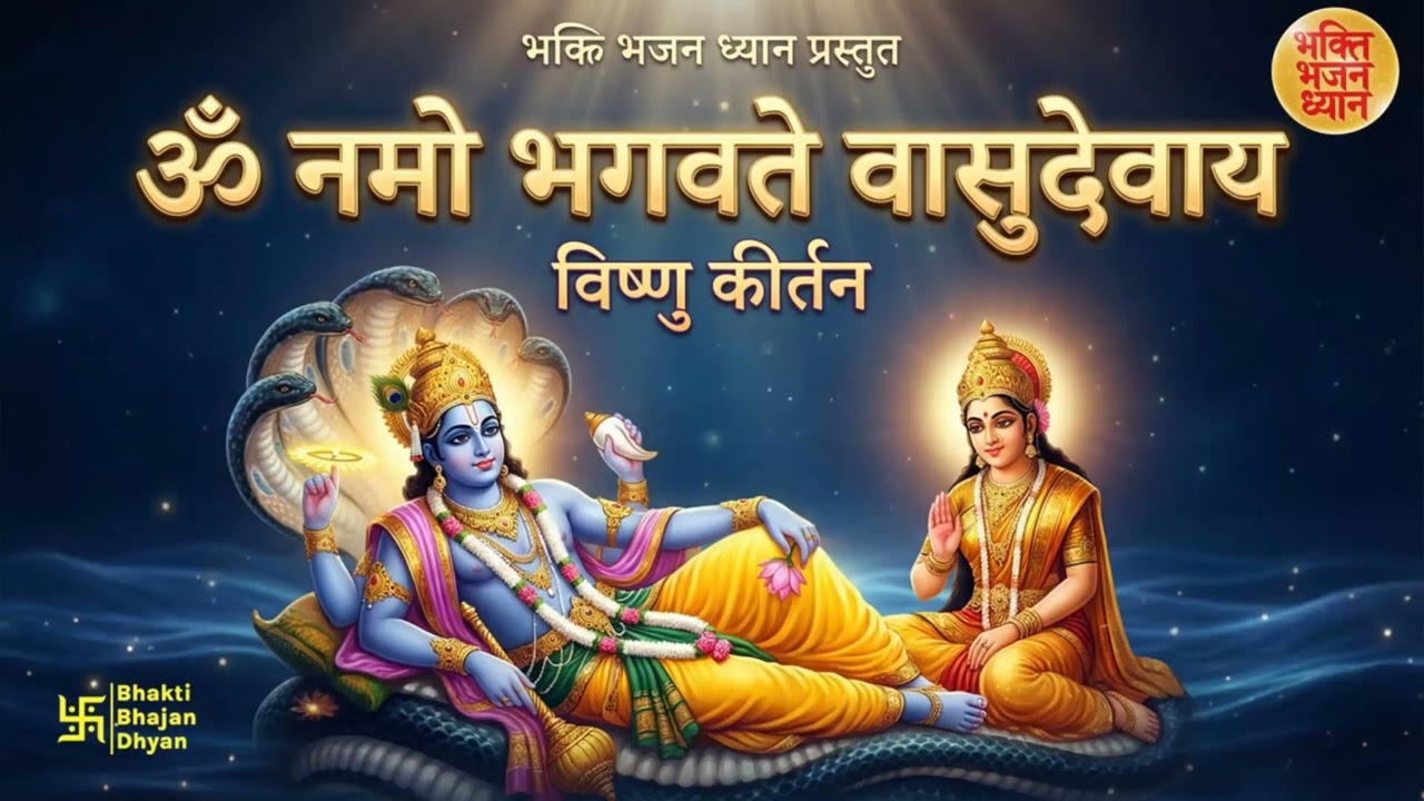 ॐ नमो भगवते वासुदेवाय 🌸 | Powerful Vishnu Mantra to Remove Fear & Stress
