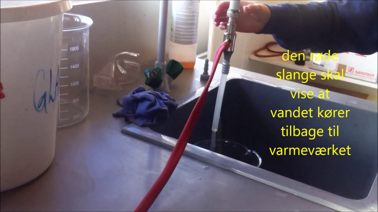 forsøg med varmeveksler