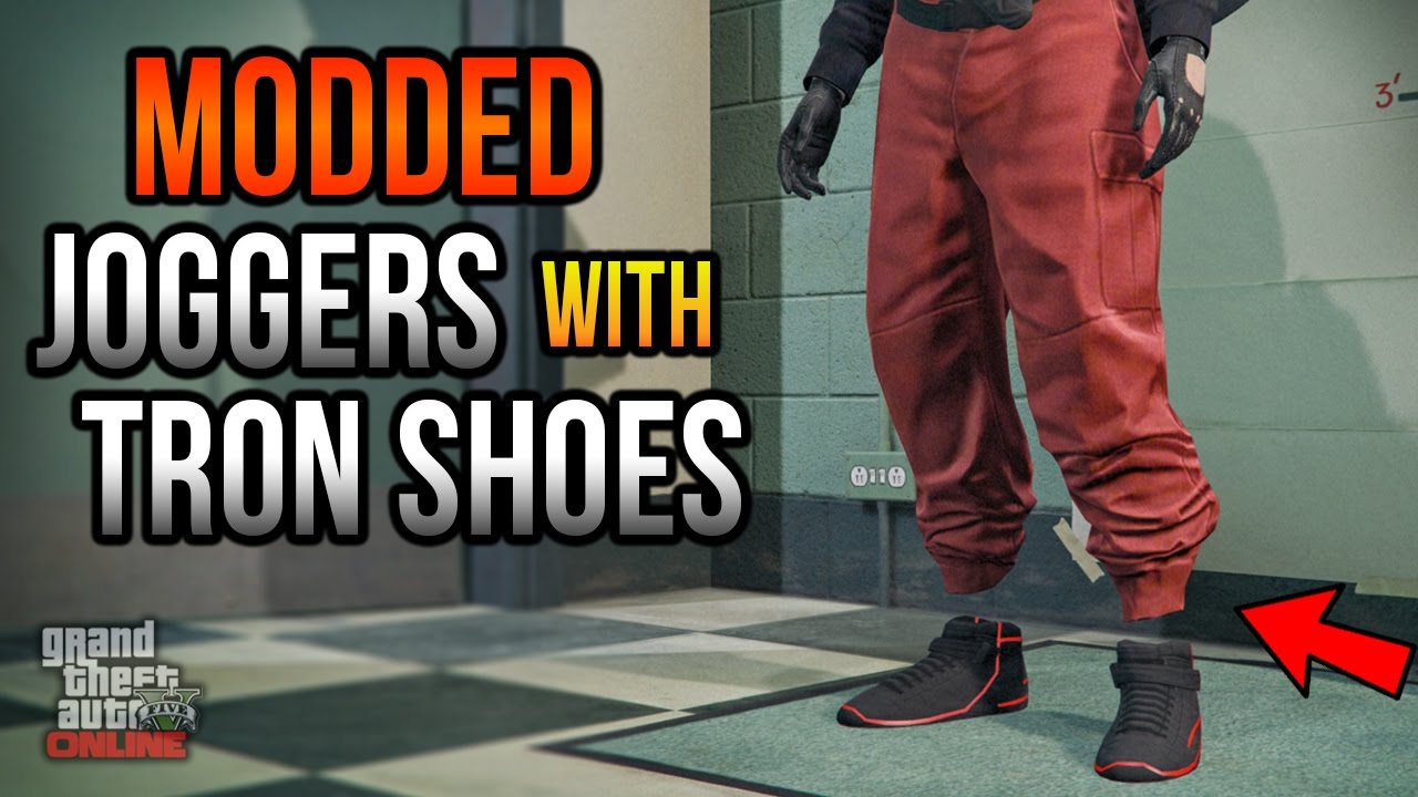 MODDED JOGGERS WITH TRON SHOES OUTFIT TUTORIAL - DIRECT MODE GLITCH
