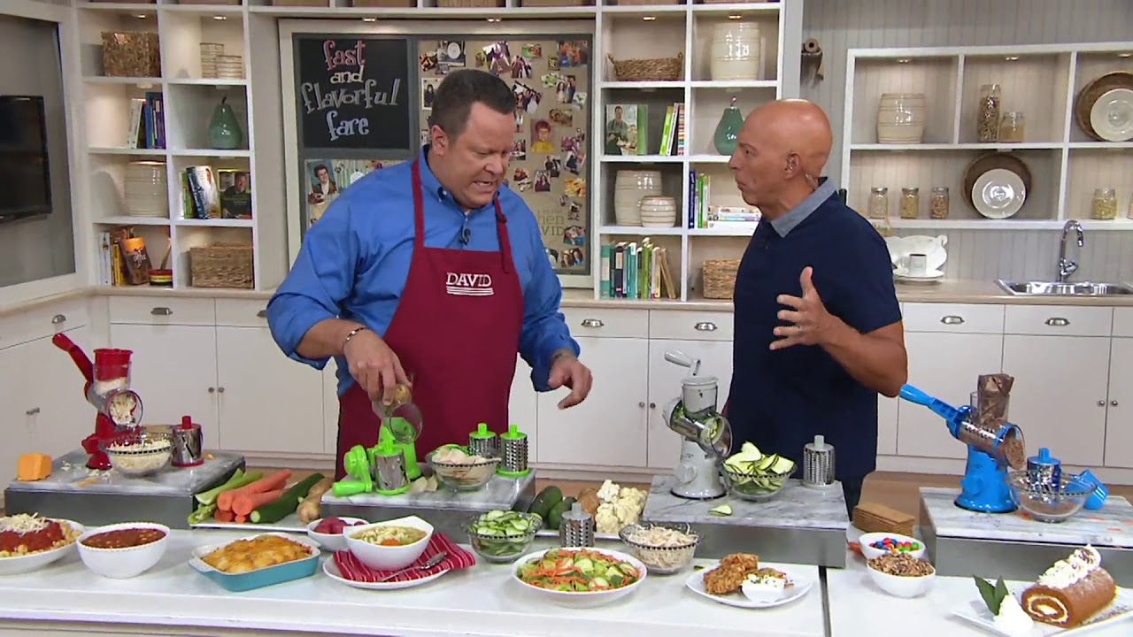 House2Home Countertop Suction Slicer and Grater with 3 Barrels on QVC