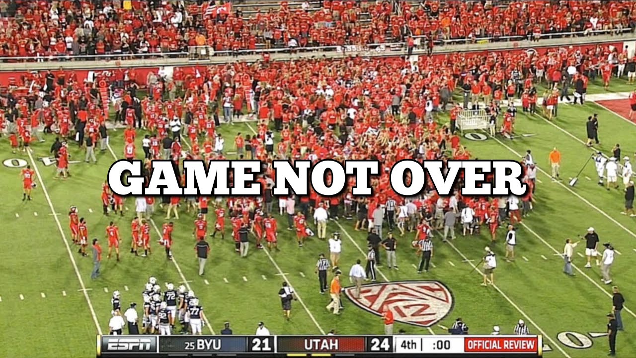 Rushing the Field Too Early in College Football