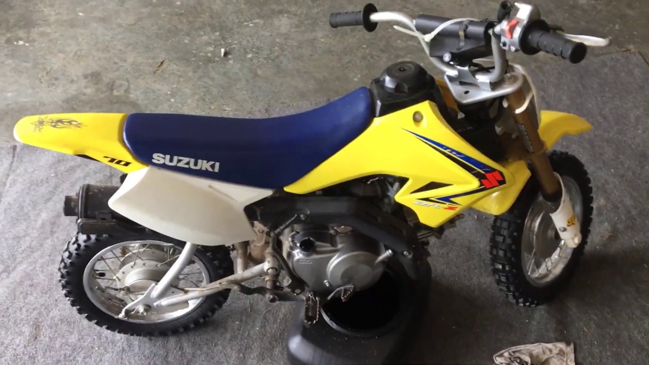 Suzuki DR-Z 70 Valve Check & Oil Change
