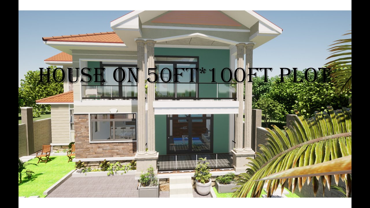 A STOREYED HOUSE FITTING ON 50FT*100FT PLOT