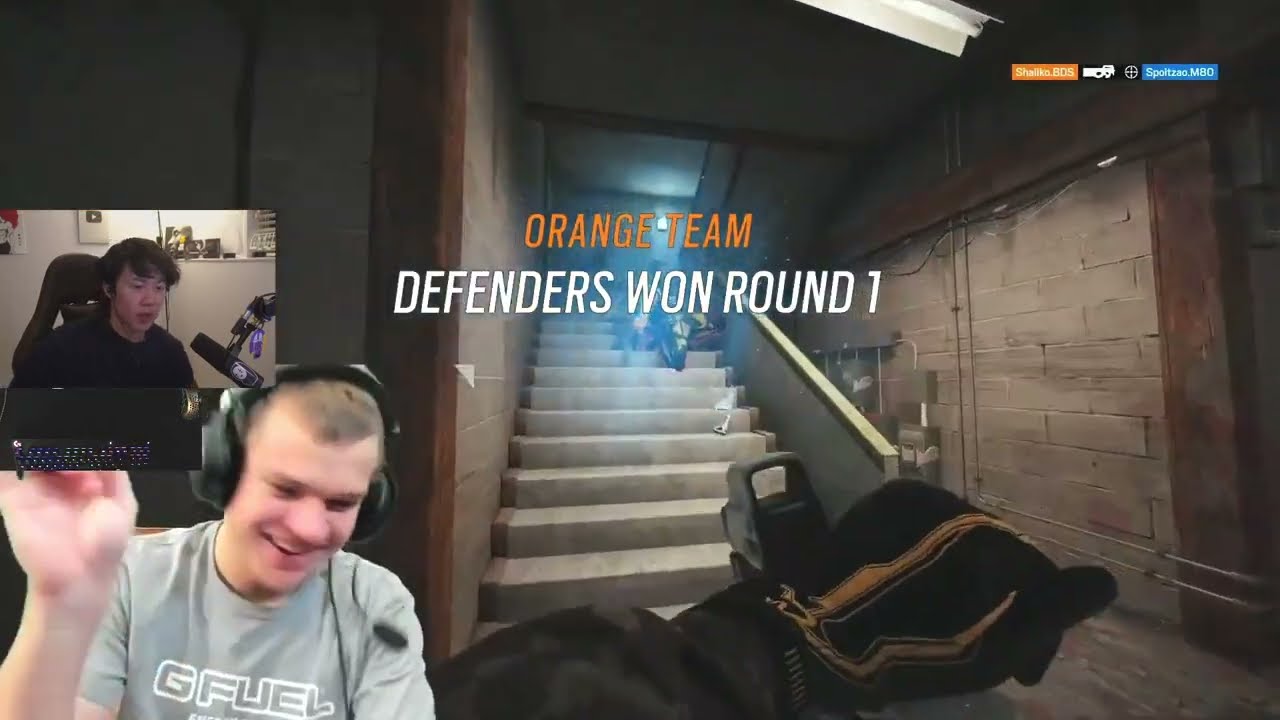 Reacting to Spoit vs Shaiiko 1V1 (Rainbow Six Siege)