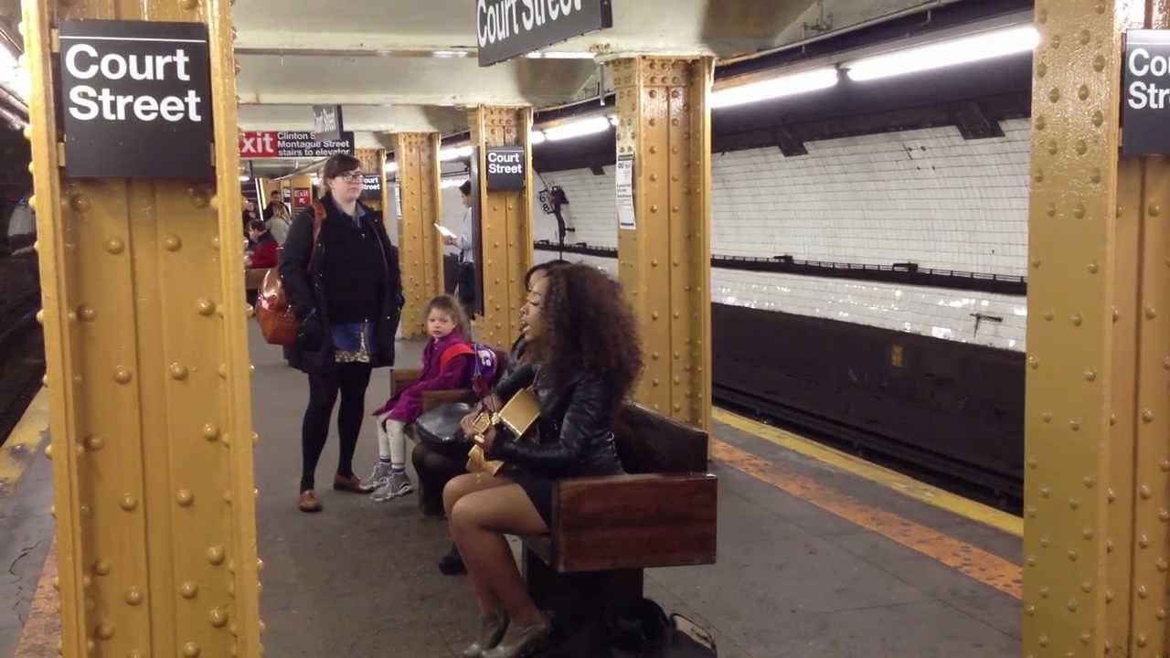 NYC subway music 2012 Najah Lewis. xixonca