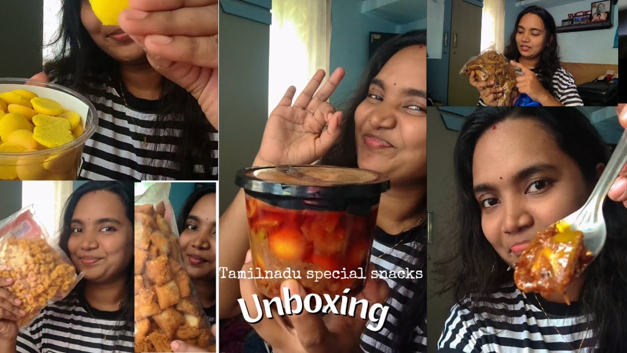 💥Tamilnadu special snacks&things unboxing✅ 