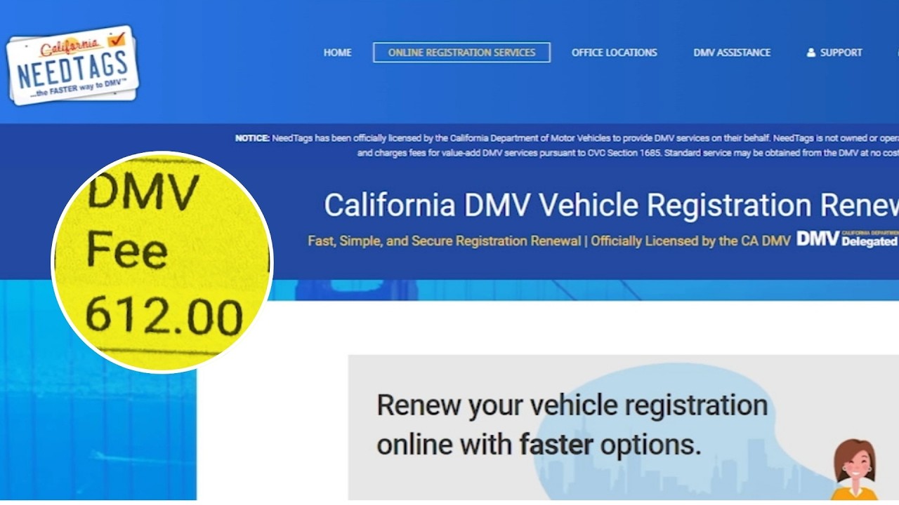 Водители в ярости: сайты-двойники DMV взимают дополнительные сборы за регистрацию авто, а DMV пол...