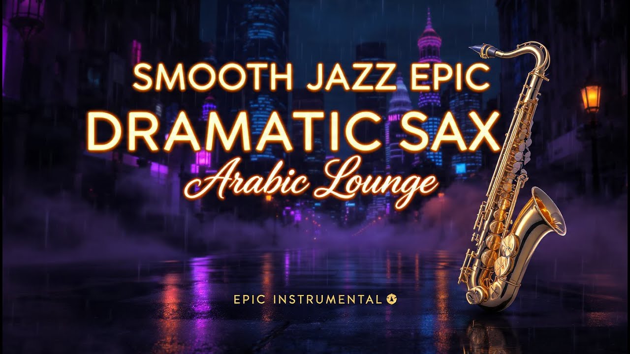 Cozy Dramatic Jazz Lounge – Smooth Sax Instrumental Arabic Fusion