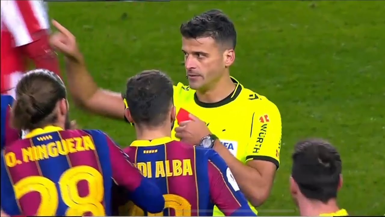 Athletic Bilbao Vs Barcelona Leo Messi&rsquo;s Red Card