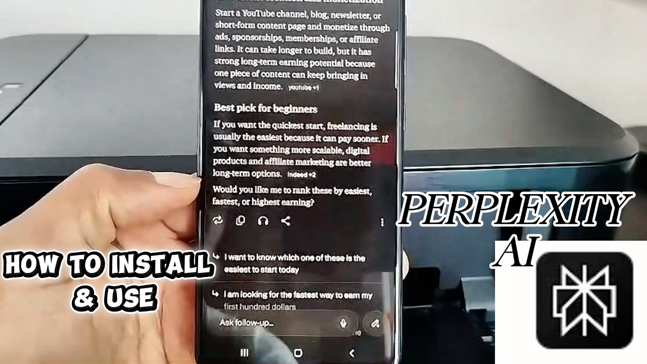 Как скачать и установить приложение Perplexity AI + идеи для заработка (полное руководство)