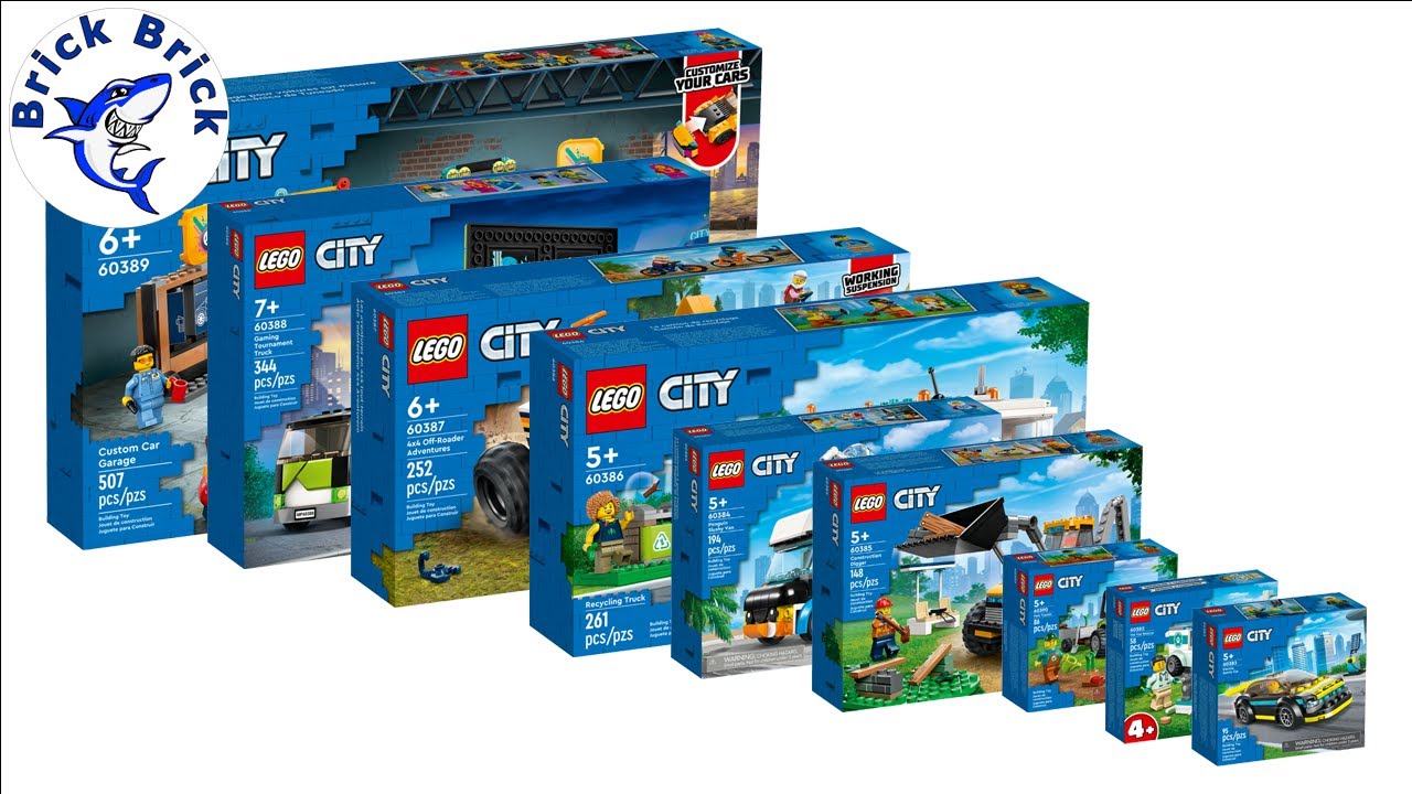 All Lego City Great Vehicles Compilation Winter 2023 - Speed Build Review