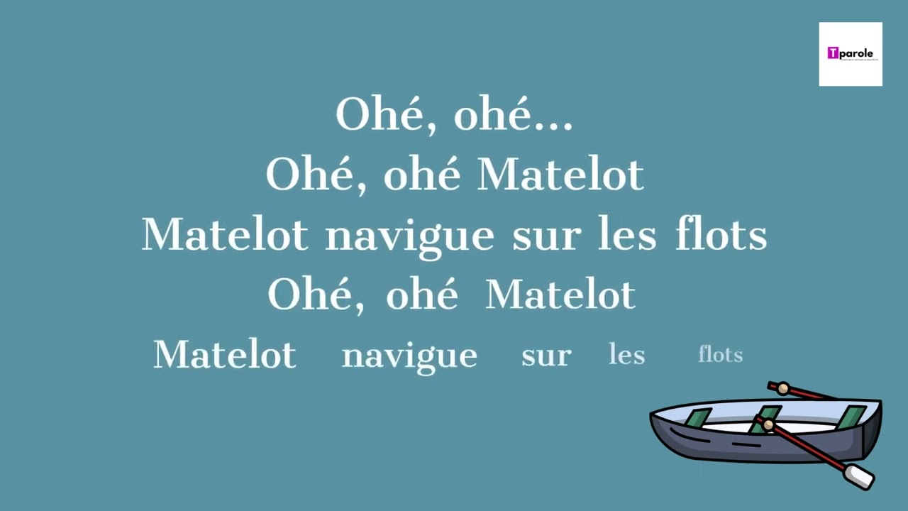 Il Était un Petit Navire - Comptine Entraînante pour Enfants avec les Paroles