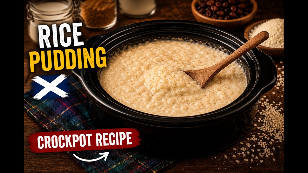 Creamy Rice Pudding | Easy Slow Cooker Recipe | Crockpot