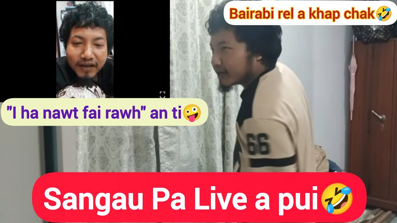 Sangau Pa Live a pui miah miah🤣 Tluanga Tochhawng React 