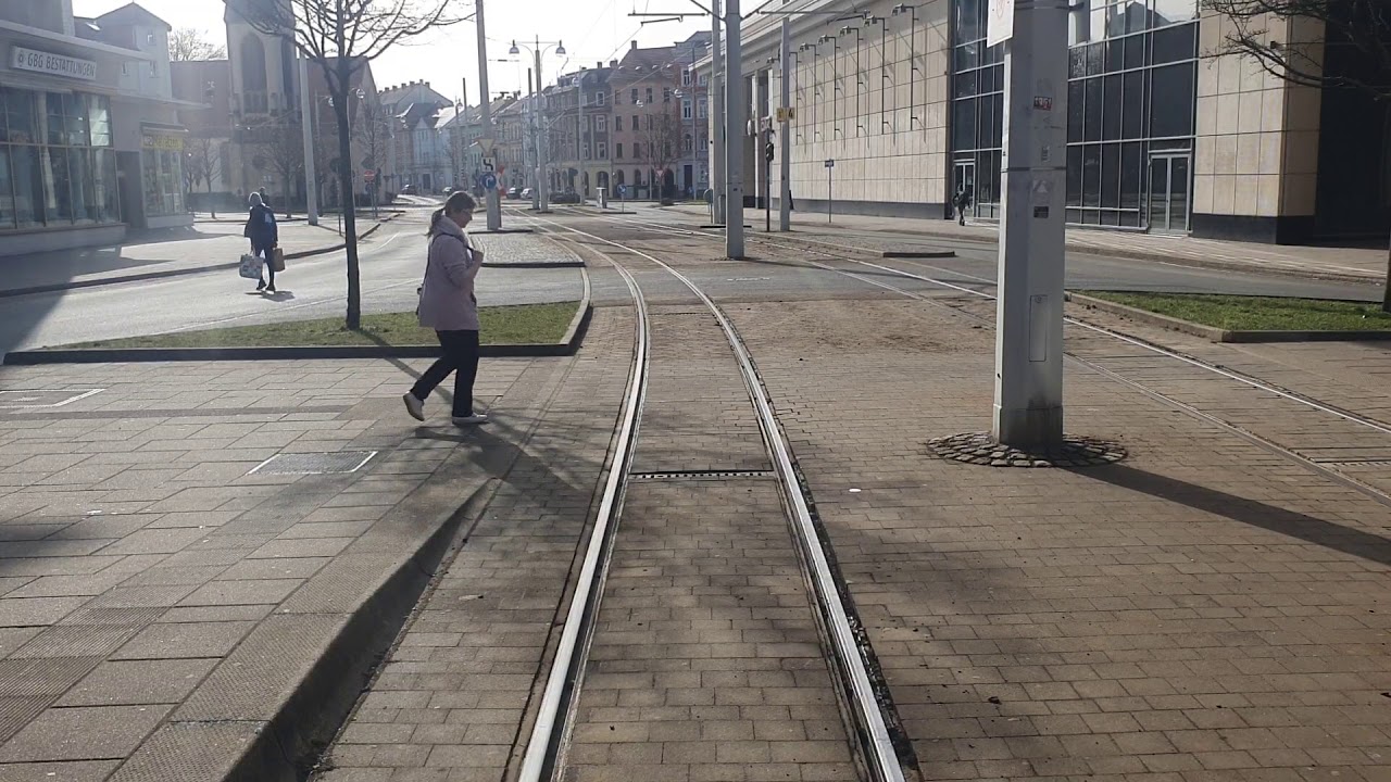 Straßenbahn am 2021 in Gera