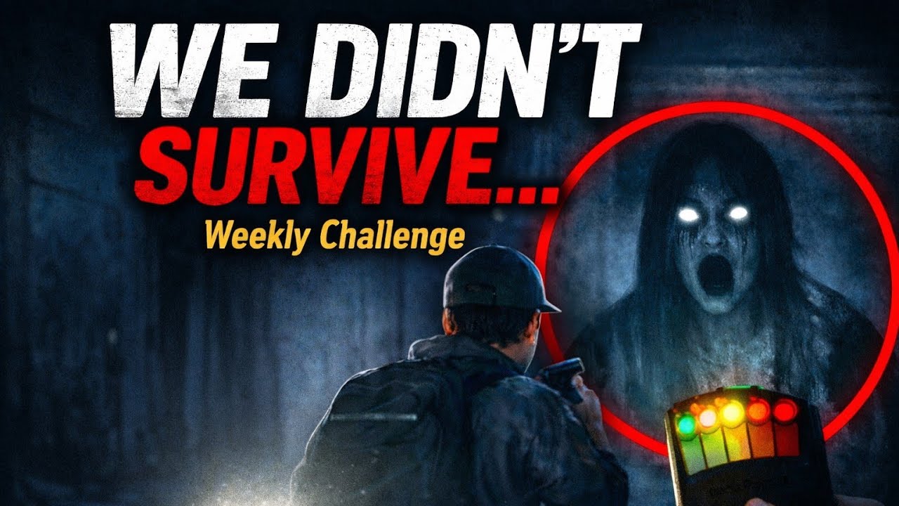 Phasmophobia Weekly Challenge 👻Completed with my friend teamwork, fear, &chaos😱Watch till the end!