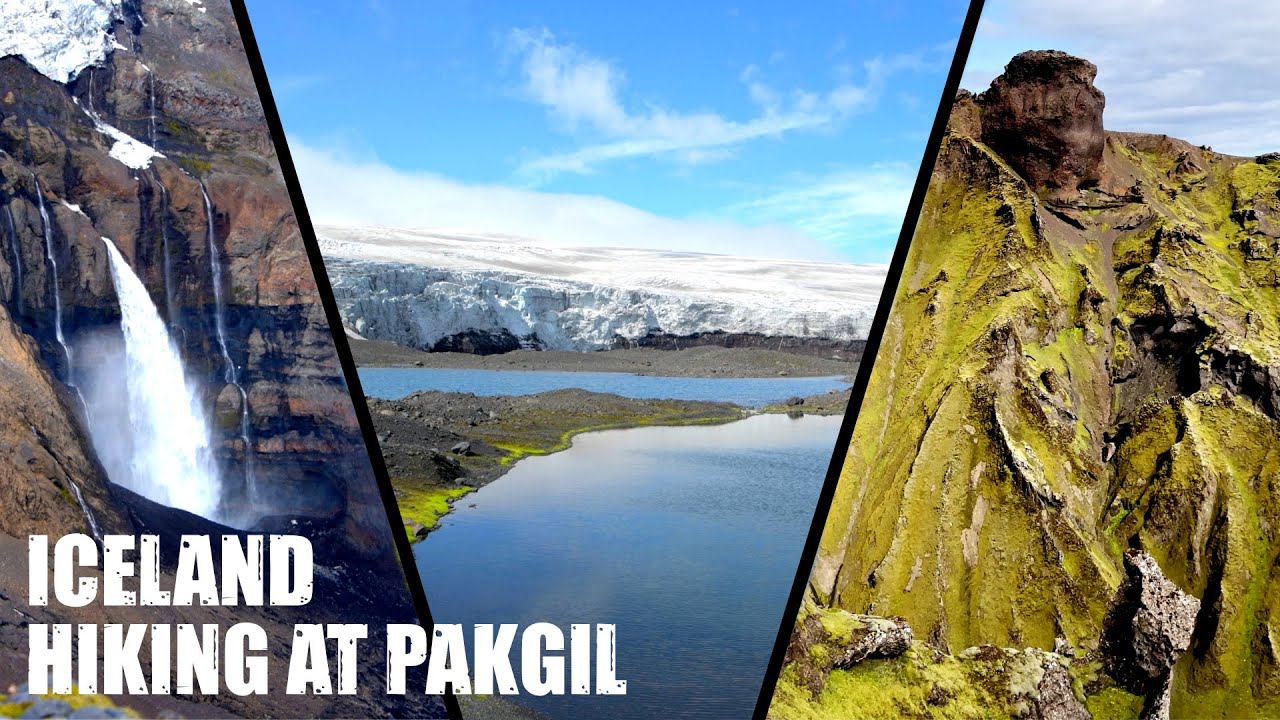 Hiking at Pakgil - Glacier Views - Waterfalls - Perfect hike in Iceland