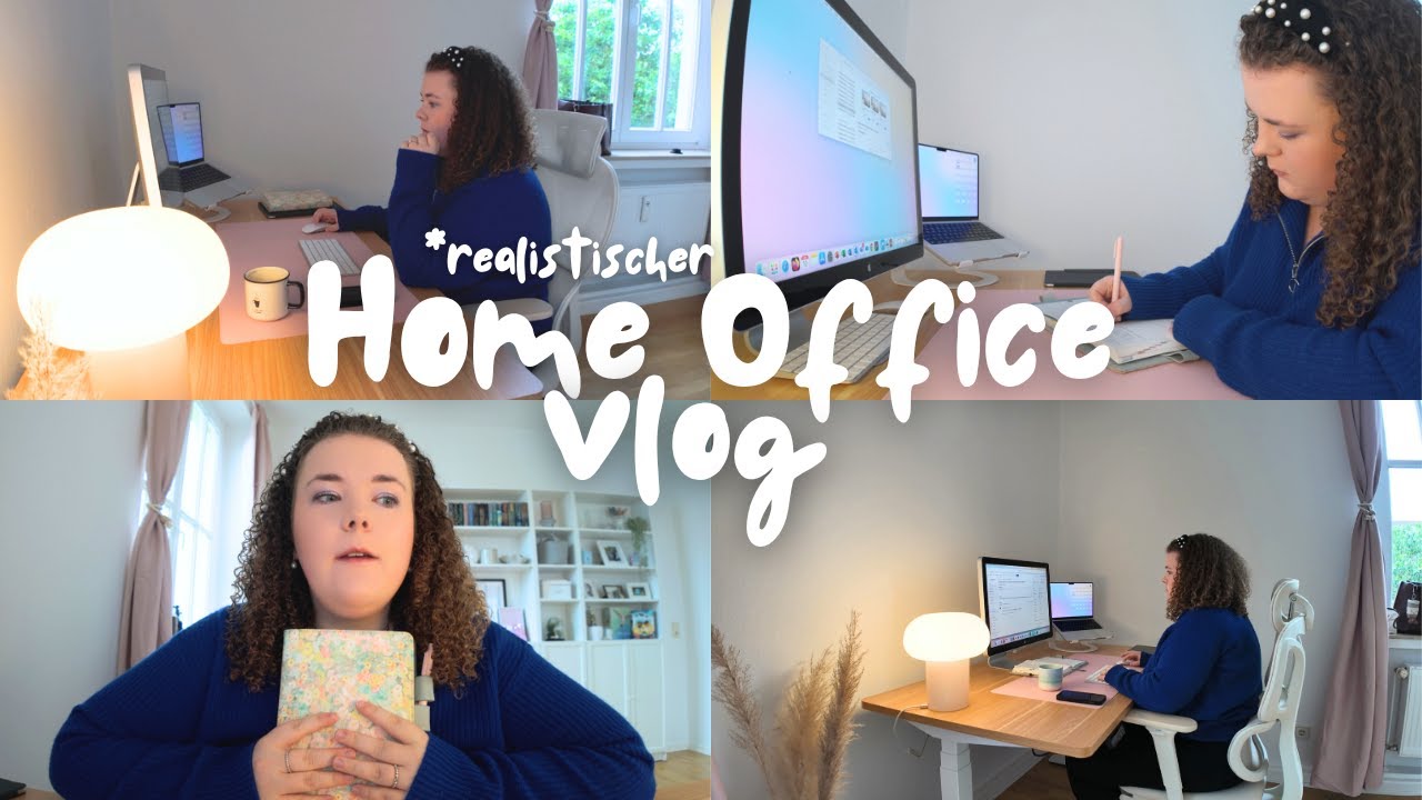 Realistischer Arbeitstag im Home Office | Corporate 9-to-5 Home Office Vlog