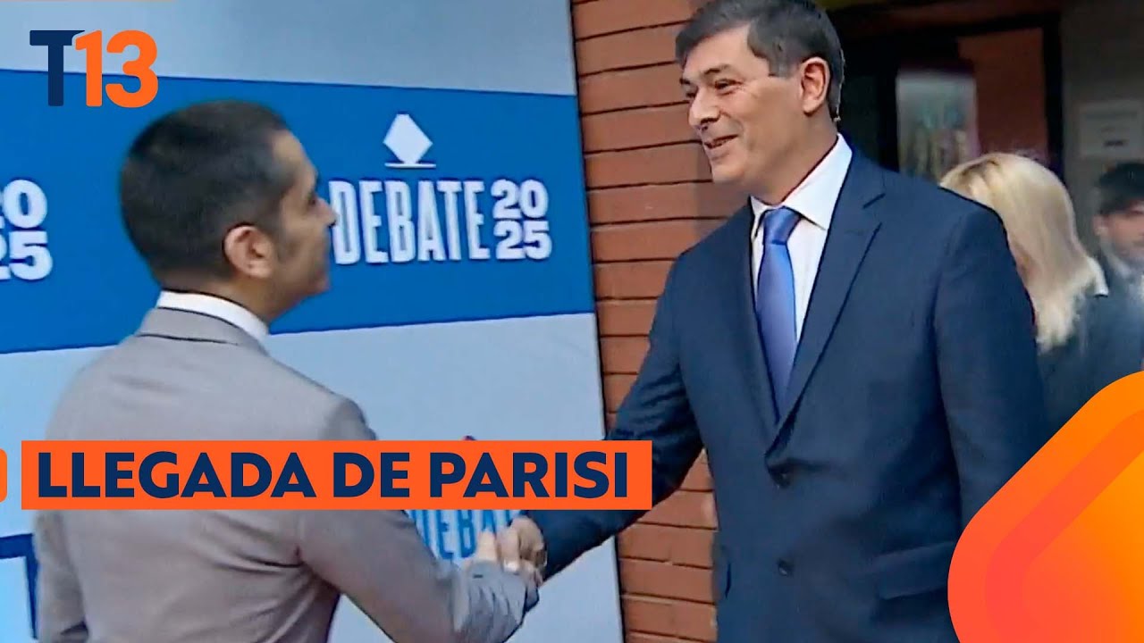 Así fue la llegada de Franco Parisi al Debate 2025 en el 13