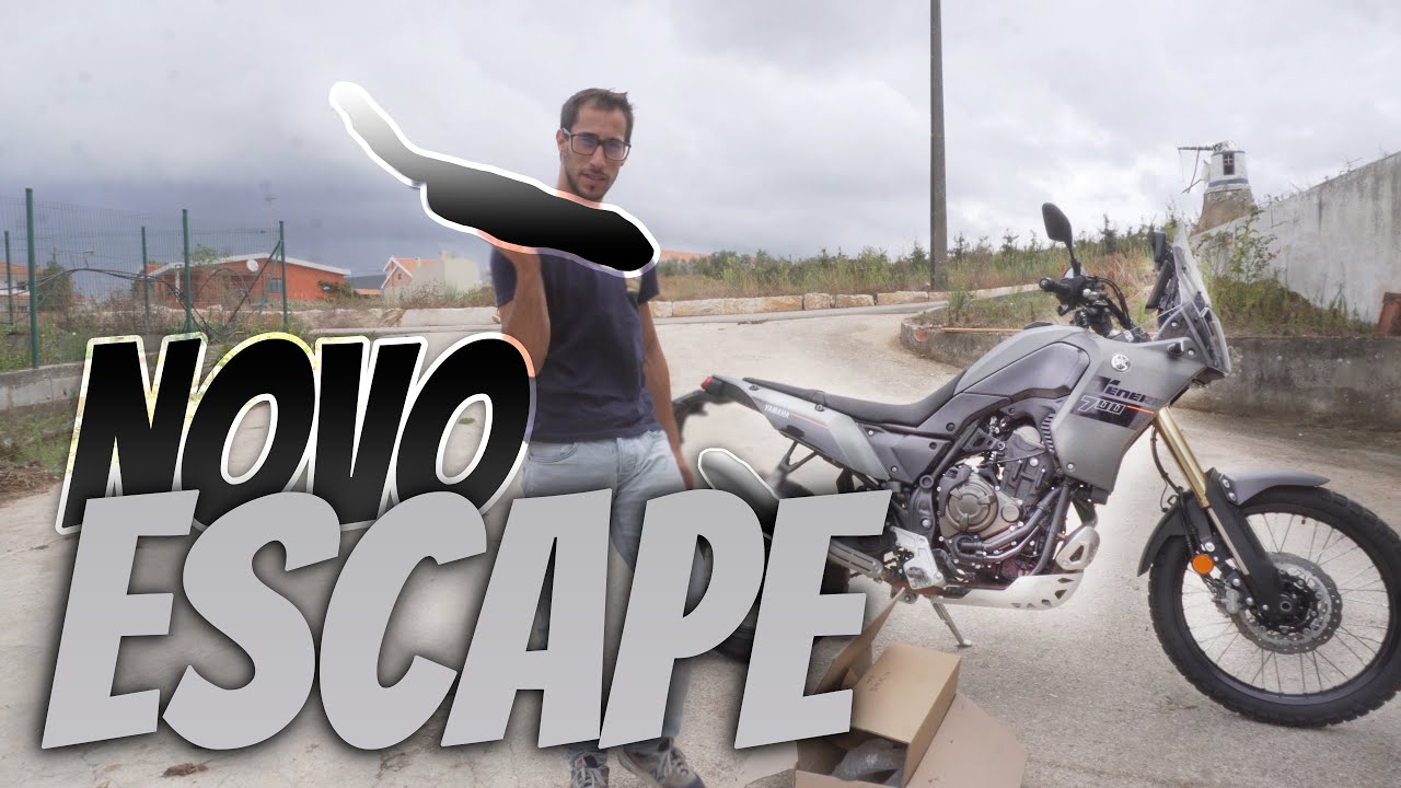 O NOVO ESCAPE DA YAMAHA TENERE 700 2023