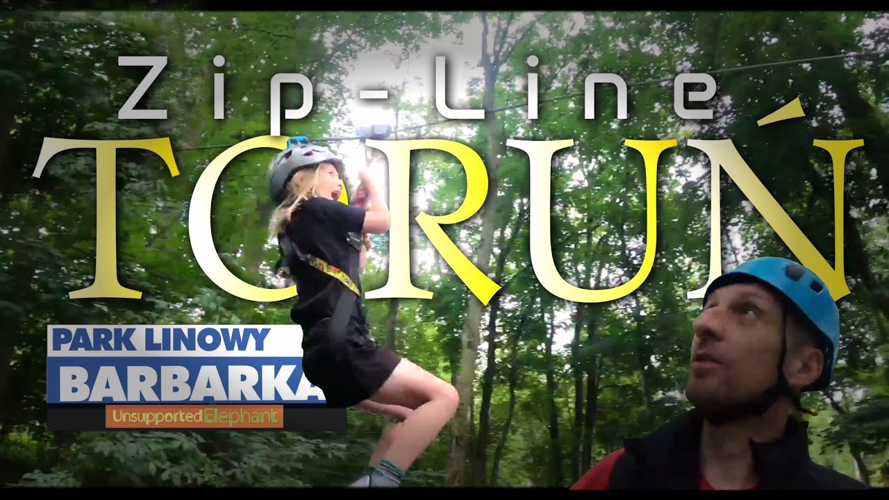 Najlepszy Park Linowy w Polsce | Barbarka Toruń Zipline part 1