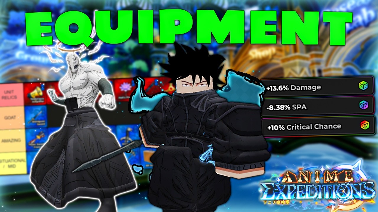 Make ANY Unit *OVERPOWERED* with Equipment in Anime Expeditions... (Release Relic Guide + Tier List)