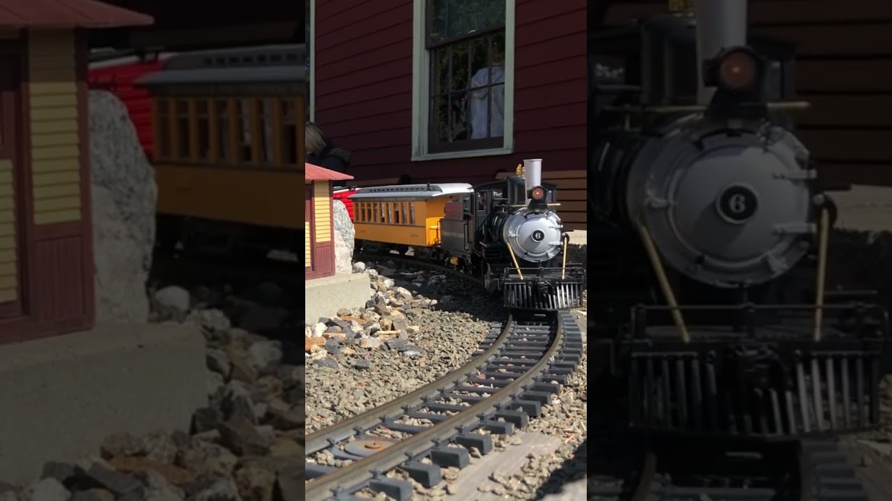 LGB G Scale Colorado and Southern 2-6-0 at the Boothe Memorial Railway Society #trains #models