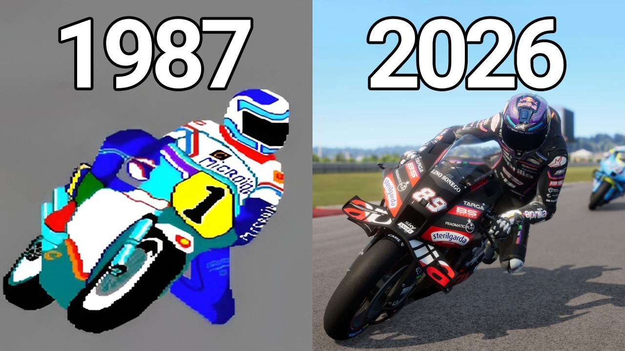 Эволюция игр MotoGP (1987-2026)