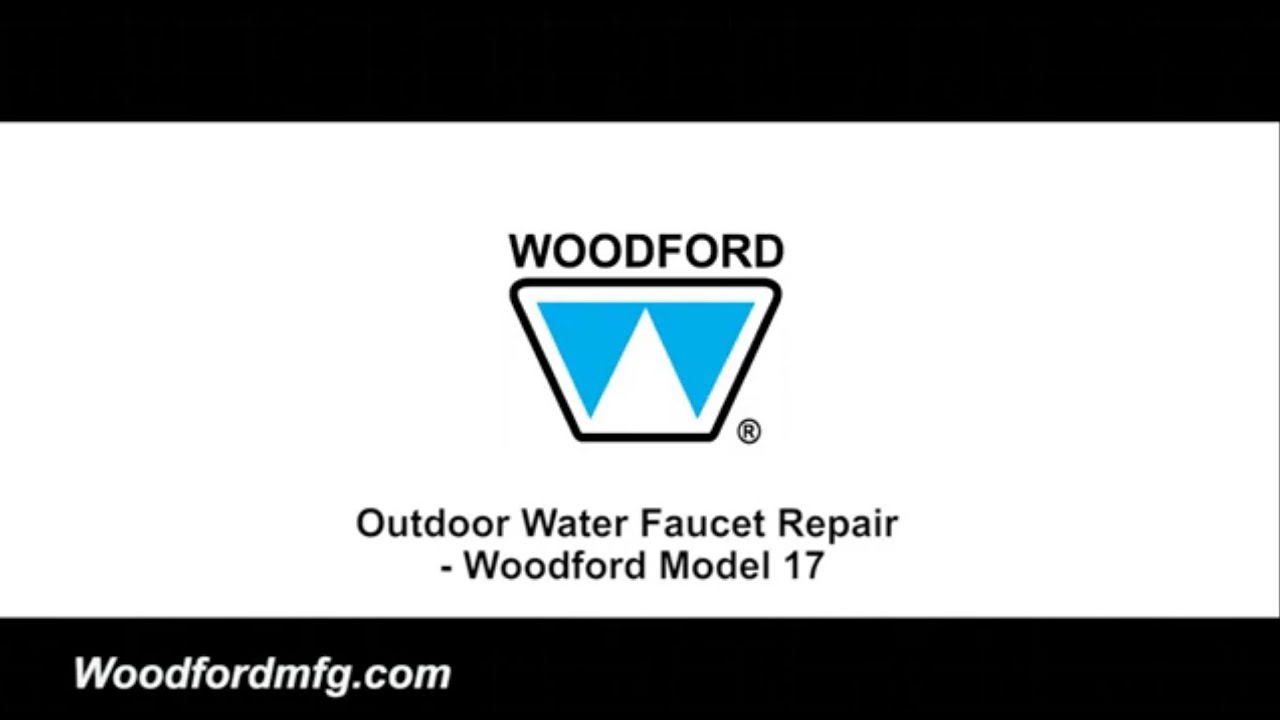 Woodford Model 17 Outdoor Faucet Repair Kit Installation