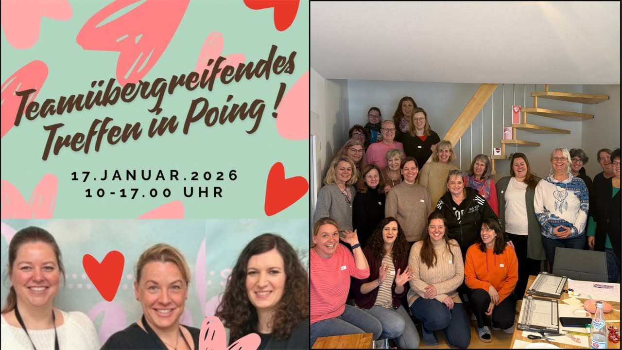 Teamübergreifendes Treffen bei München Stampin‘ Up! Berichte Swaps Projekte so schön war es!