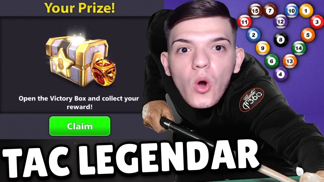 BOX OPENING cu PRIMUL MEU TAC LEGENDAR! 8 Ball Pool
