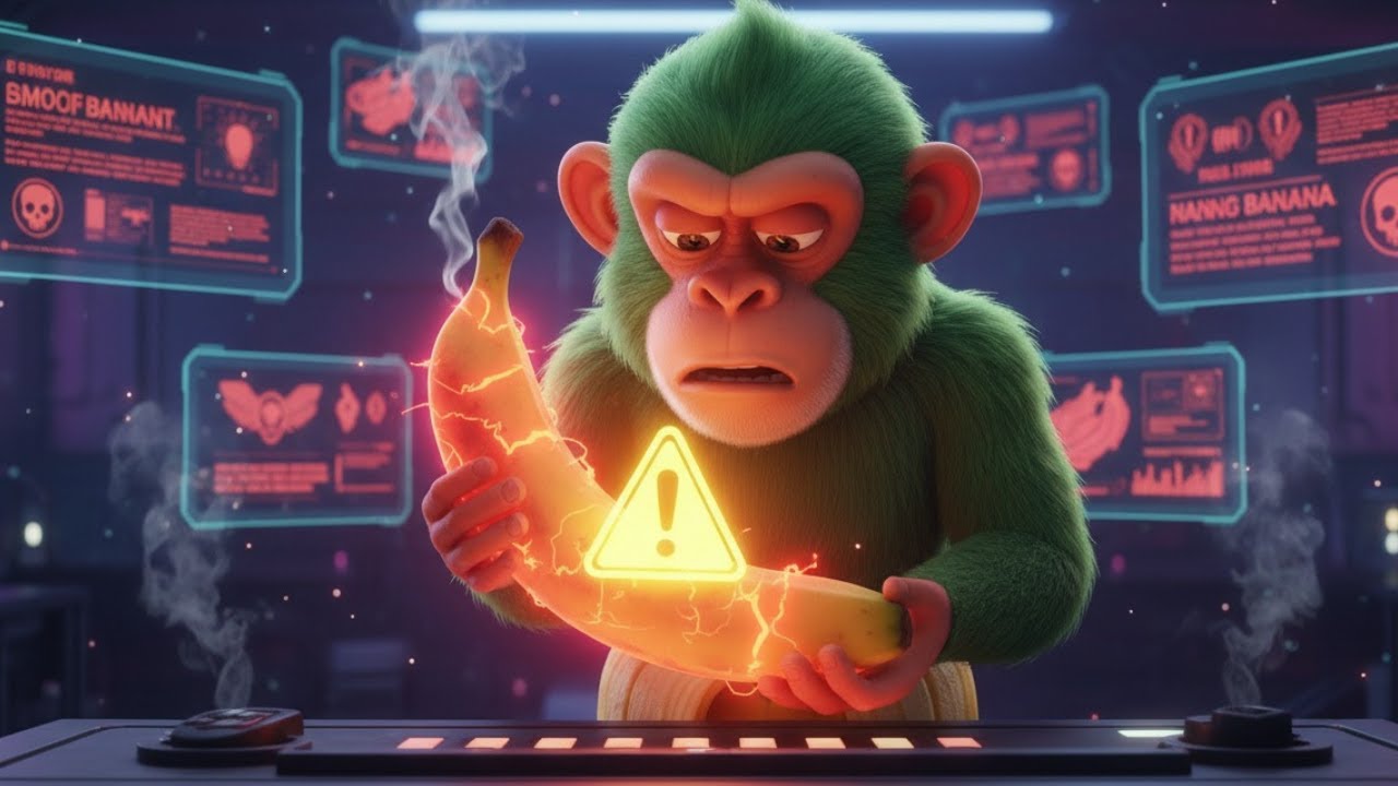 Banana Shrink Ray Oops 🔬🍌 | Chimpanzinibananini’s Tiny Science Disaster!