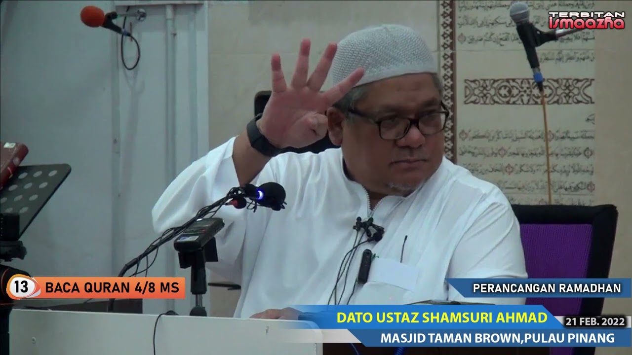 Ustaz Shamsuri Ahmad-Perancangan Ramadhan