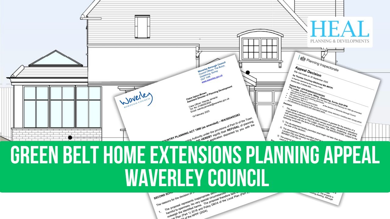 Green Belt Home Extension Approved | Waverley Planning Appeal Success