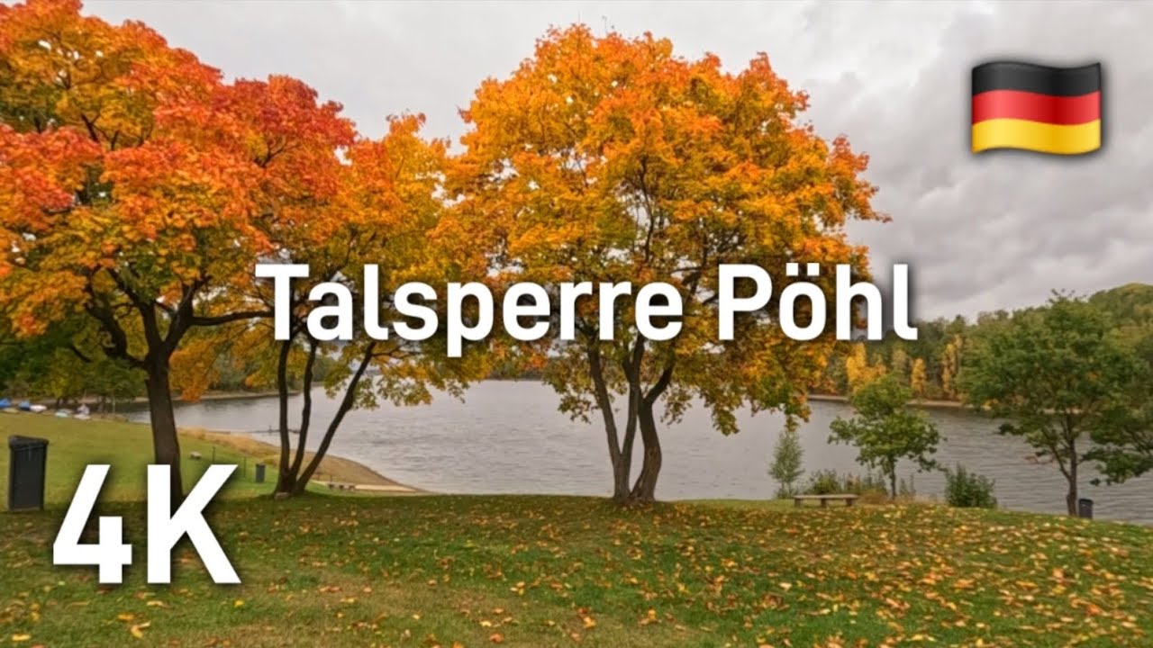 4K Walking tour/Talsperre Pöhl 🇩🇪