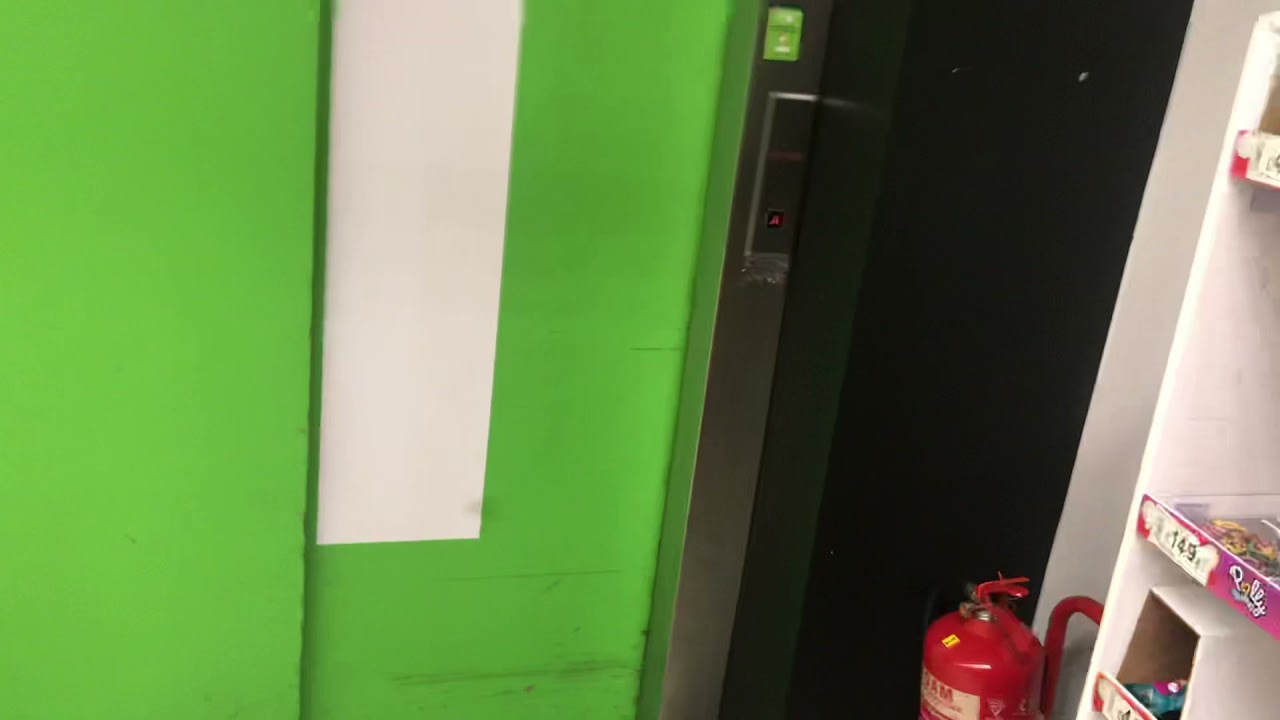 The lift at Asda