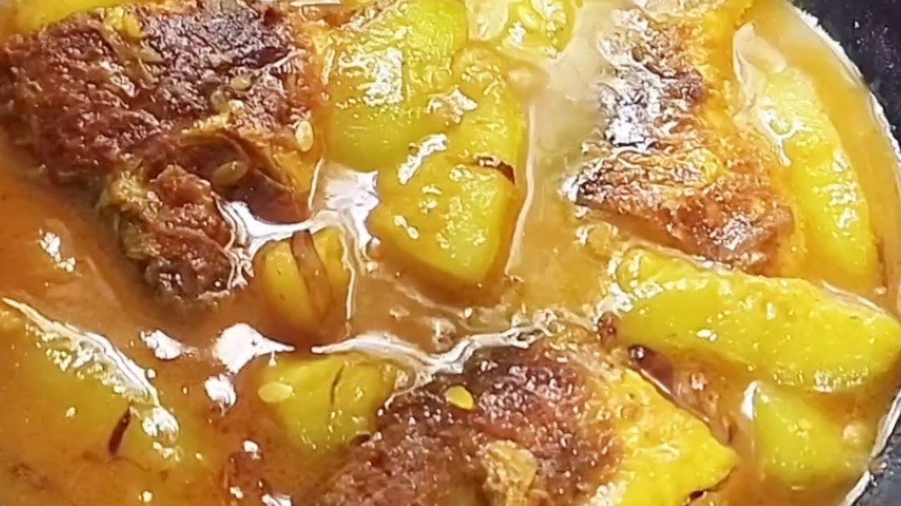 গ্রামের স্বাদে সরপুটি মাছ দিয়ে শসা রান্না | Sarpunti Fish With Cucumber Curry
