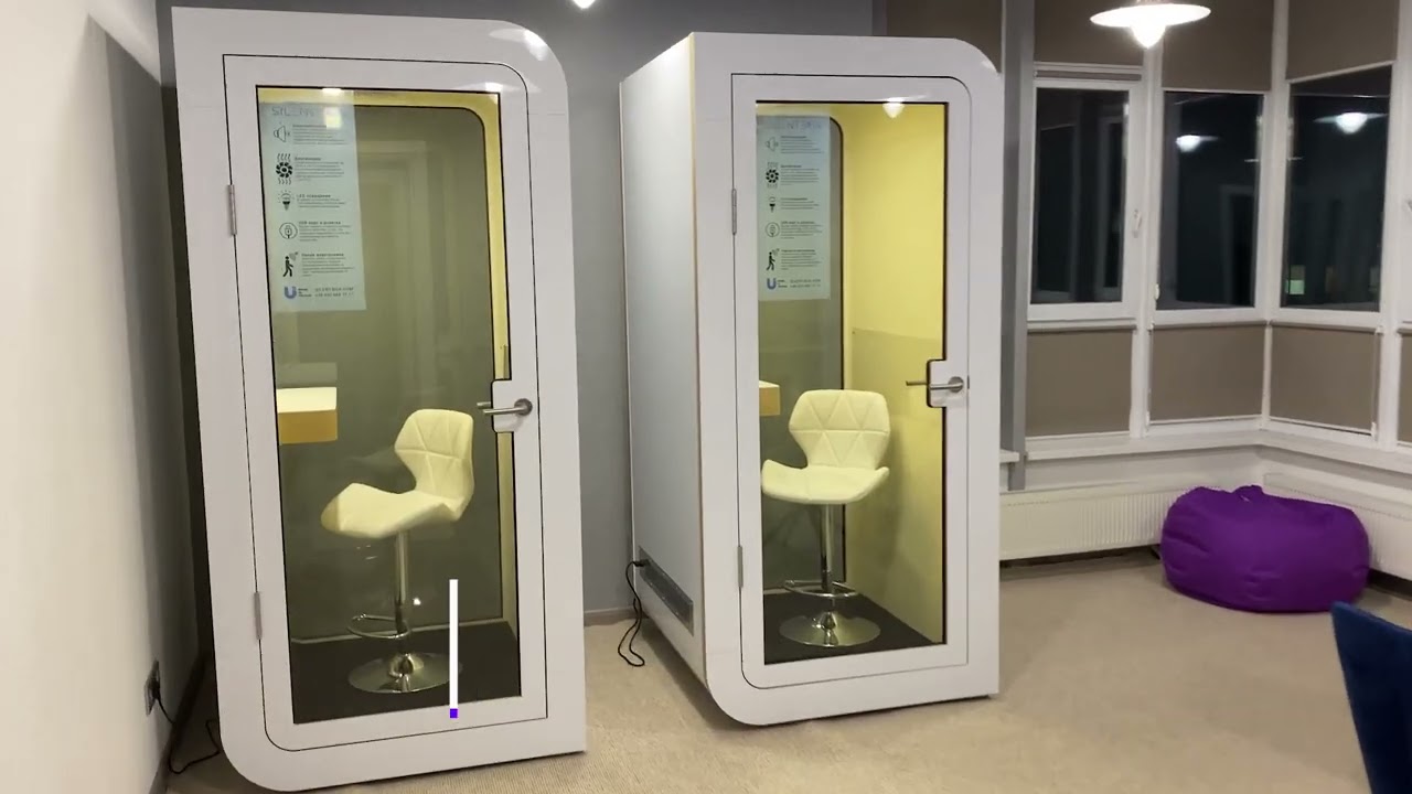 ᐉ Cabina de oficina insonorizada 【Silentbox】, cabinas para llamadas y negociaciones en la oficina.